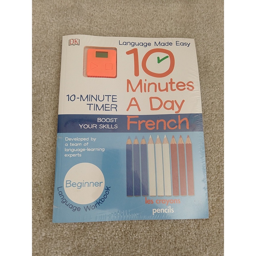 10 Minutes a Day: French Beginner by DK NEW Sealed 9781465444097